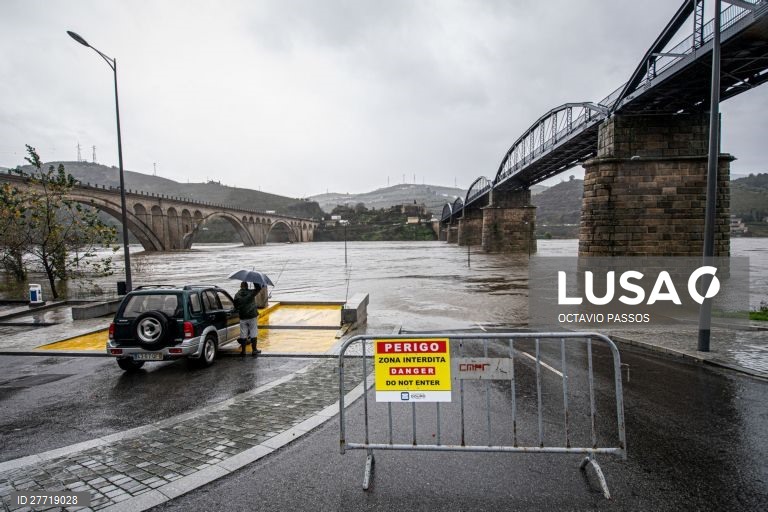 Mau tempo em Portugal.