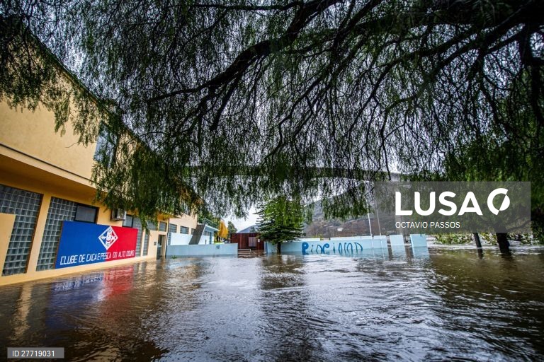 Mau tempo em Portugal.