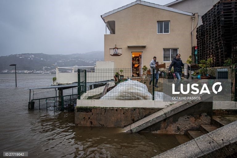 Mau tempo em Portugal.