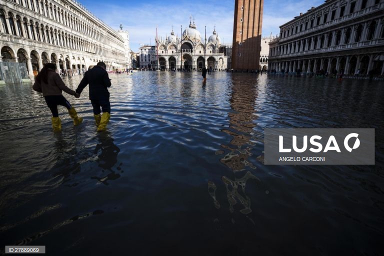 Itálias: Cheias em Veneza