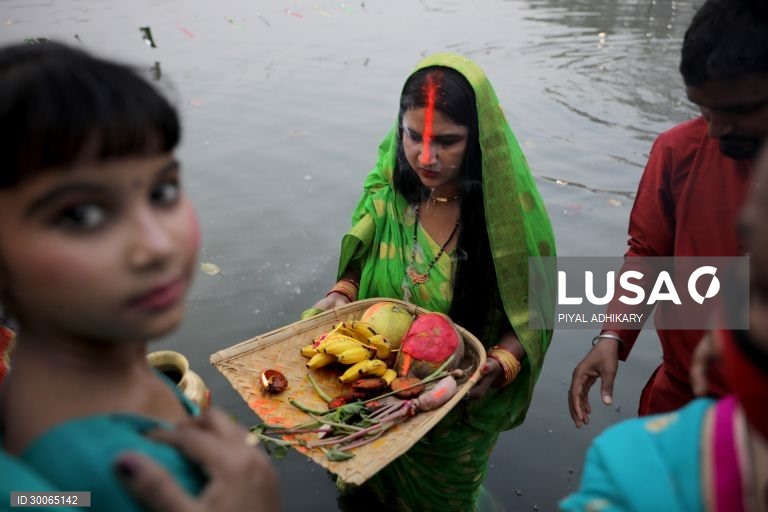 Índia: Festival Chhath Puja