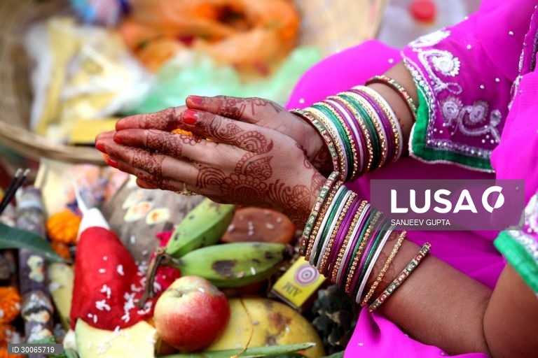 Índia: Festival Chhath Puja