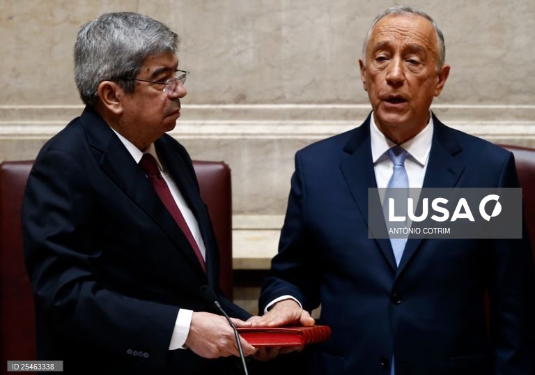 Marcelo Rebelo de Sousa três anos de mandato.