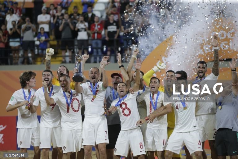 Paraguai: Portugal vence Itália por 6-4 e leva terceiro título mundial de futebol de praia.