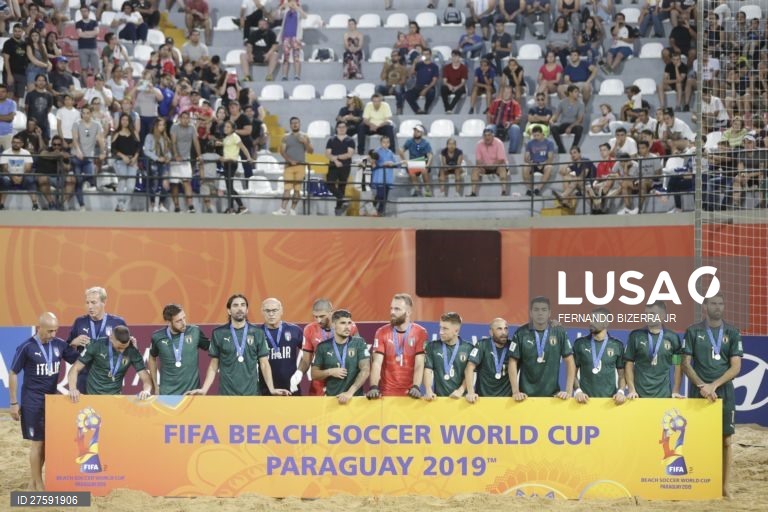 Paraguai: Portugal vence Itália por 6-4 e leva terceiro título mundial de futebol de praia.