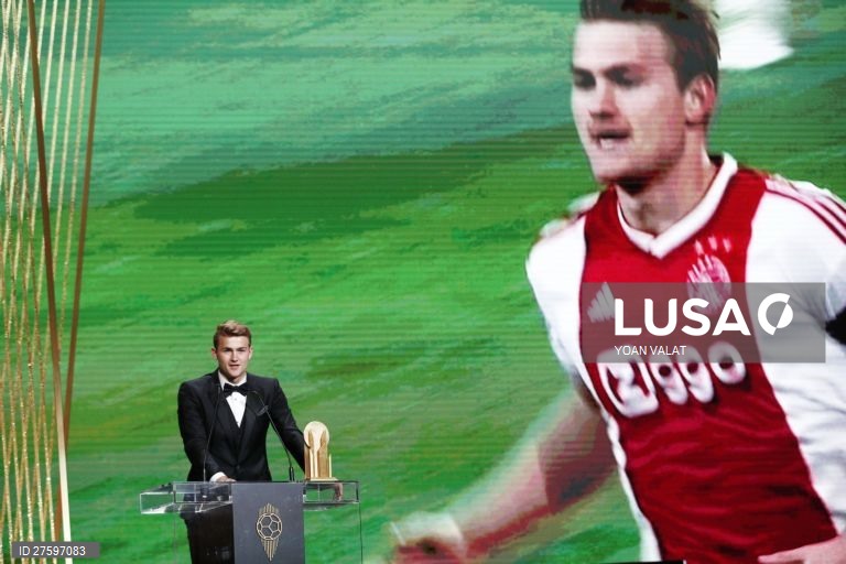 Cerimónia de entrega dos prémios Bola de Ouro 2019 em Paris.