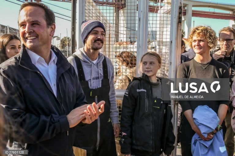 Greta Thunberg chega a Lisboa