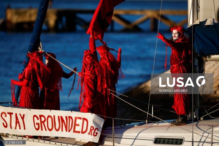 Greta Thunberg chega a Lisboa