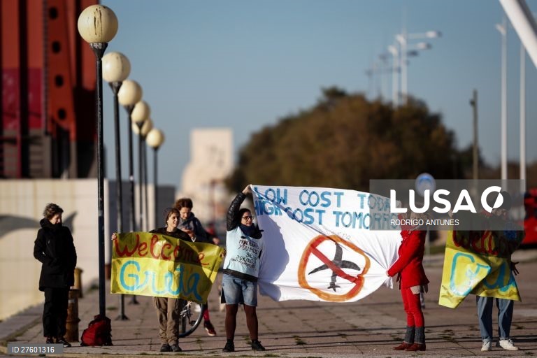 Greta Thunberg chega a Lisboa
