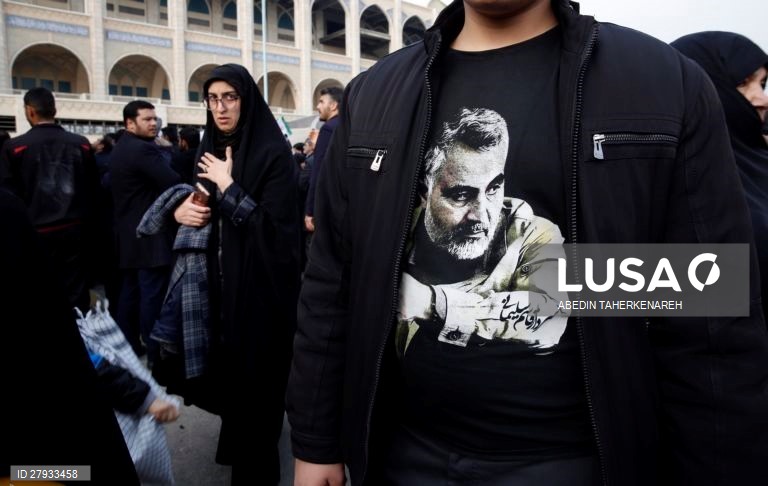 Manifestações contra a morte do general iraniano Qasem Soleimani