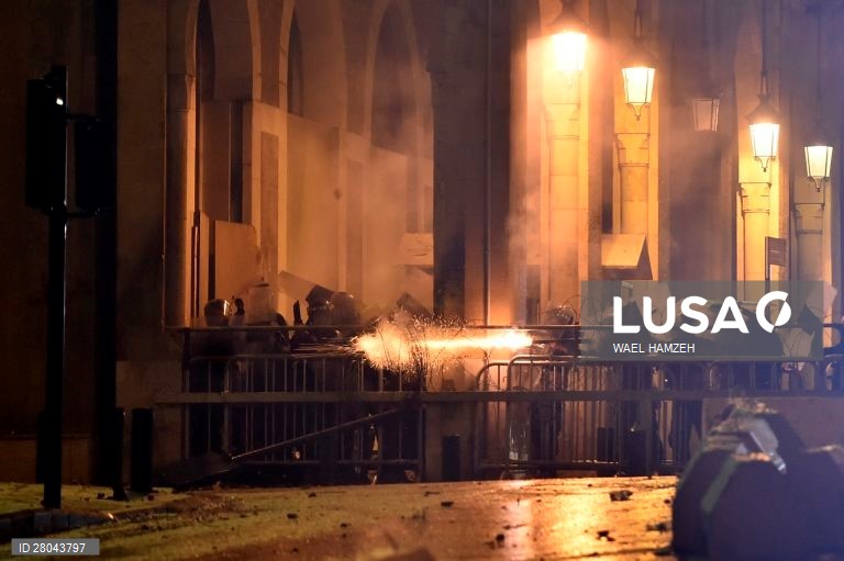 Protestos contra o Governo em Beirute
