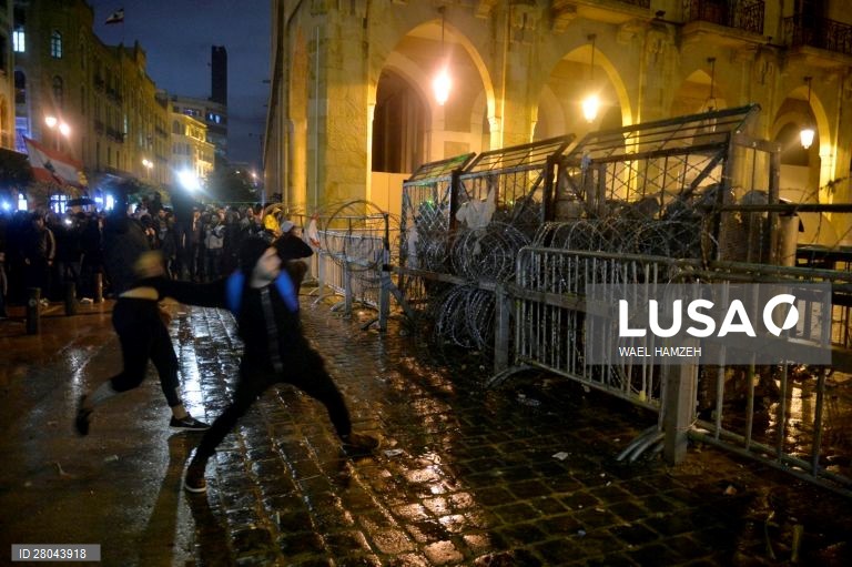 Protestos contra o Governo em Beirute