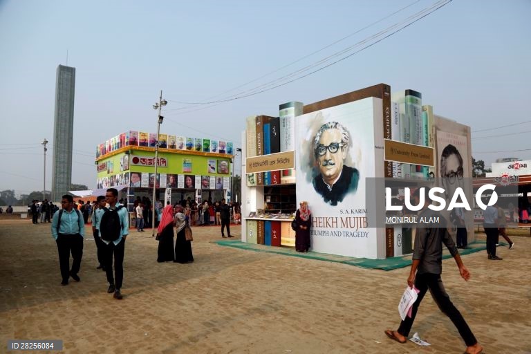 Bangladesh: Feira do Livro Amar Akushey em Daca