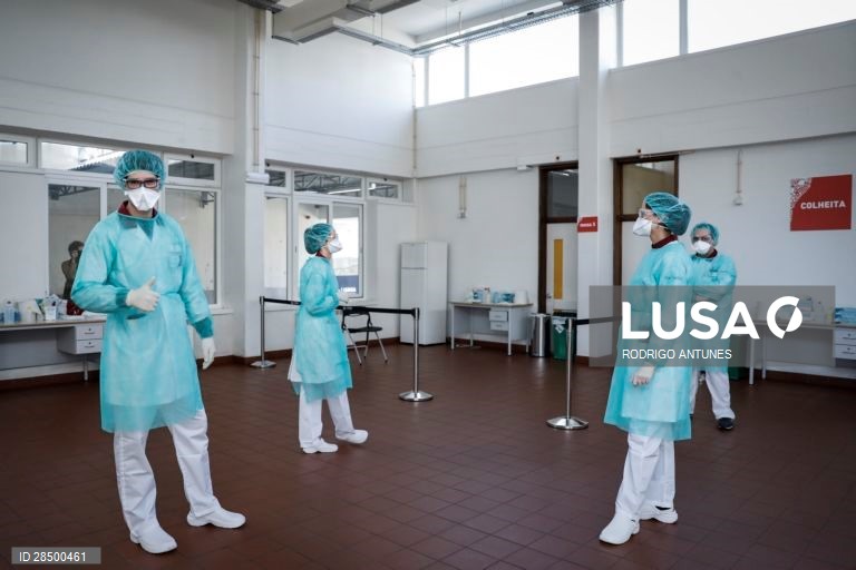 Covid-19: Centro de rastreio em Lisboa