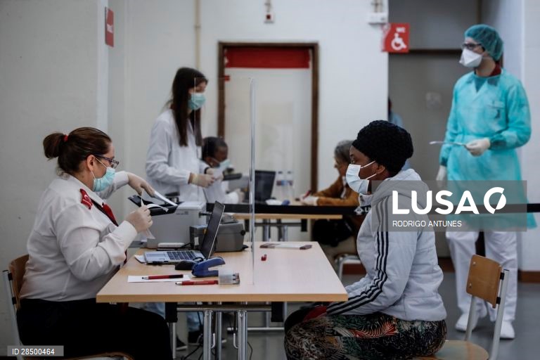 Covid-19: Centro de rastreio em Lisboa