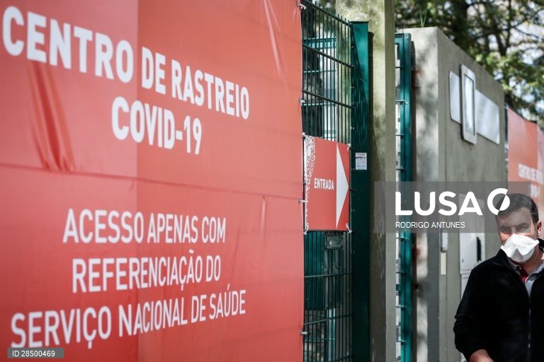 Covid-19: Centro de rastreio em Lisboa