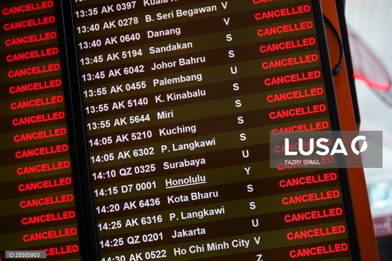 Covid-19: Aeroporto Internacional de Kuala Lumpur