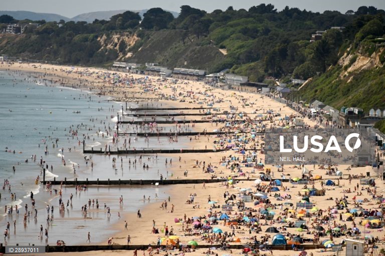 Reino Unido: Praia de Bournemouth