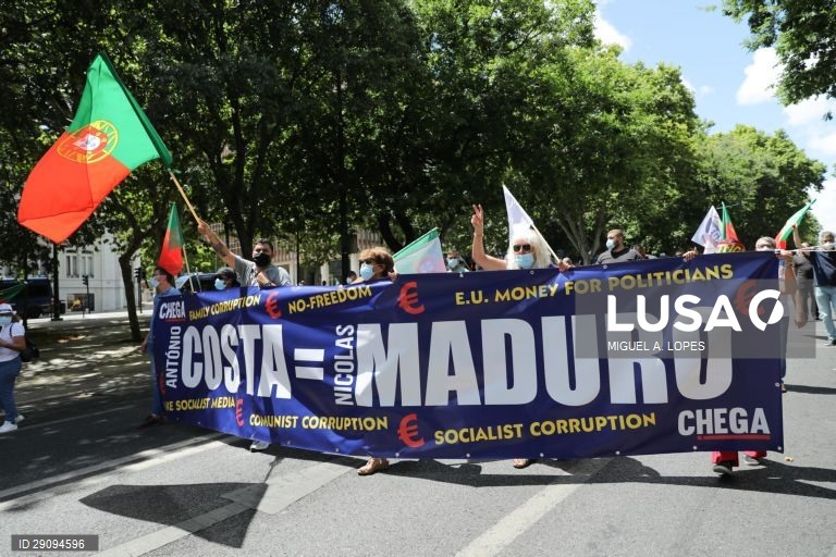 Chega: Manifestação em Lisboa