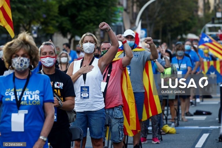 Espanha: Celebrações do Dia da Catalunha