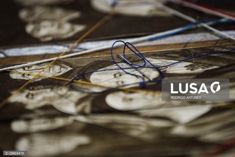 Reportagem sobre restauro de peças do Almada Negreiros, no Instituto José de Figueiredo, em Lisboa, 17 de setembro de 2020. (ACOMPANHA TEXTO DE 19 DE SETEMBRO QUE 2020). RODRIGO ANTUNES/LUSA