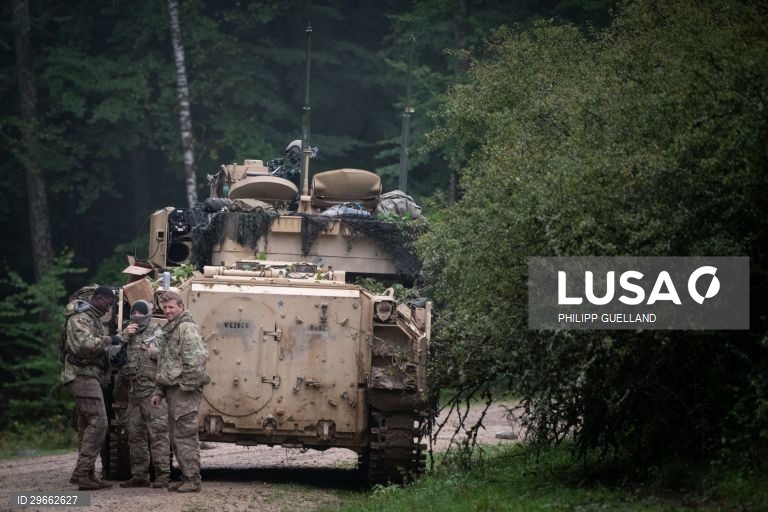 Exercício militar na Alemanha