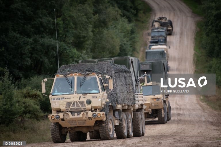 Exercício militar na Alemanha