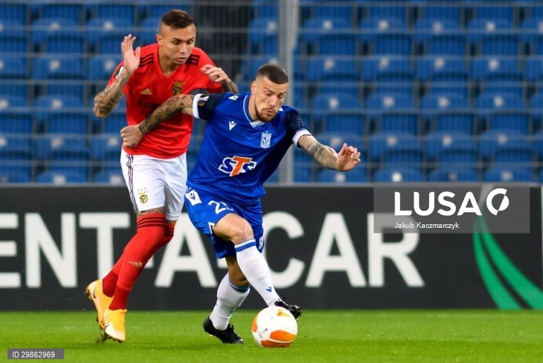 Lech Poznan vs SL Benfica