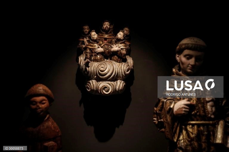 Obras de arte patentes na exposição "Guerreiros e Mártires. O Cristianismo e o Islão na Formação de Portugal", no Museu Nacional de Arte Antiga, em Lisboa, 19 de novembro de 2020. A exposição tem estreia no 19 de novembro e vai manter-se até 28 de fevereiro 2021.  RODRIGO ANTUNES/LUSA
