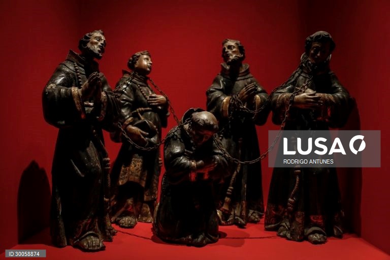 Obras de arte patentes na exposição "Guerreiros e Mártires. O Cristianismo e o Islão na Formação de Portugal", no Museu Nacional de Arte Antiga, em Lisboa, 19 de novembro de 2020. A exposição tem estreia no 19 de novembro e vai manter-se até 28 de fevereiro 2021.  RODRIGO ANTUNES/LUSA