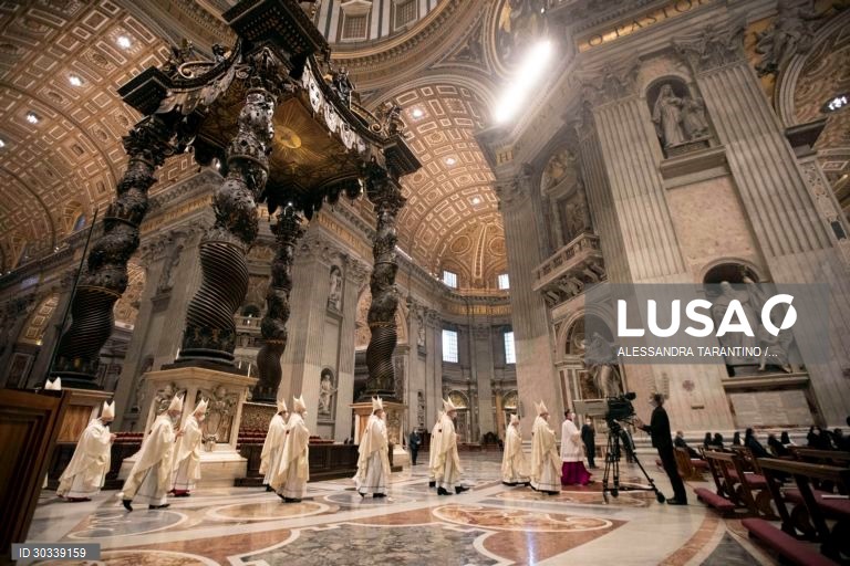 Vaticano: Missa de Ano Novo na Basílica de S. Pedro