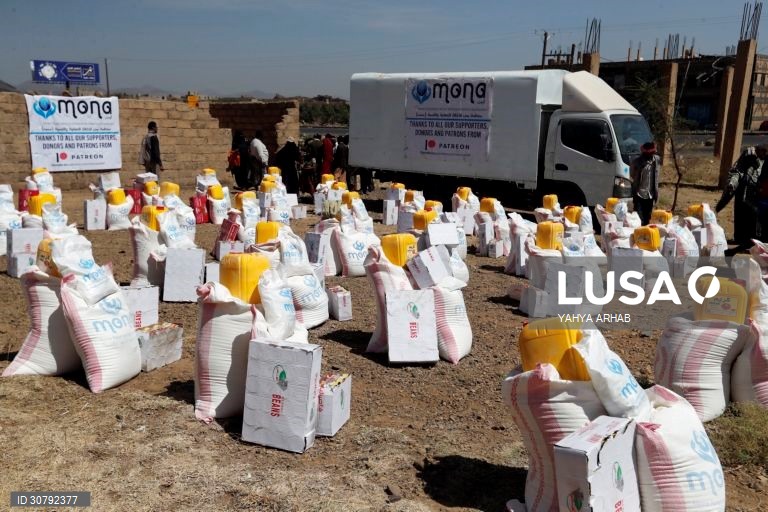Iémen: Distribuição de ajuda alimentar