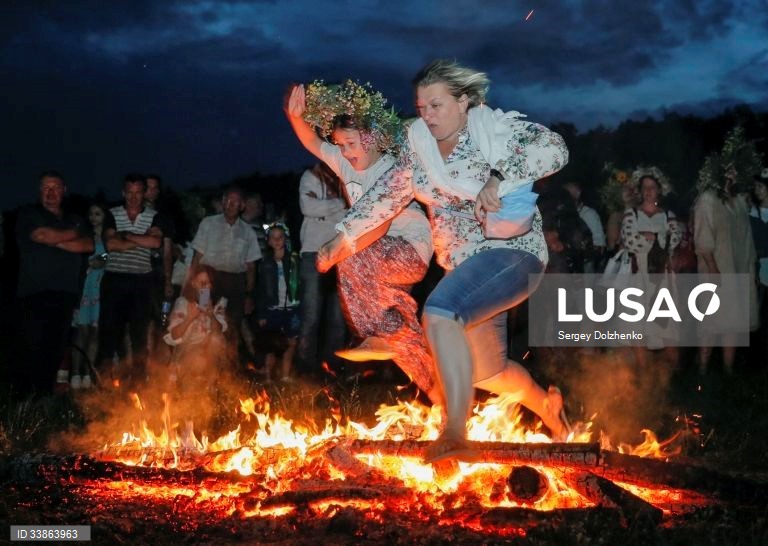 Feriado pagão Ivana Kupala na Ucrânia