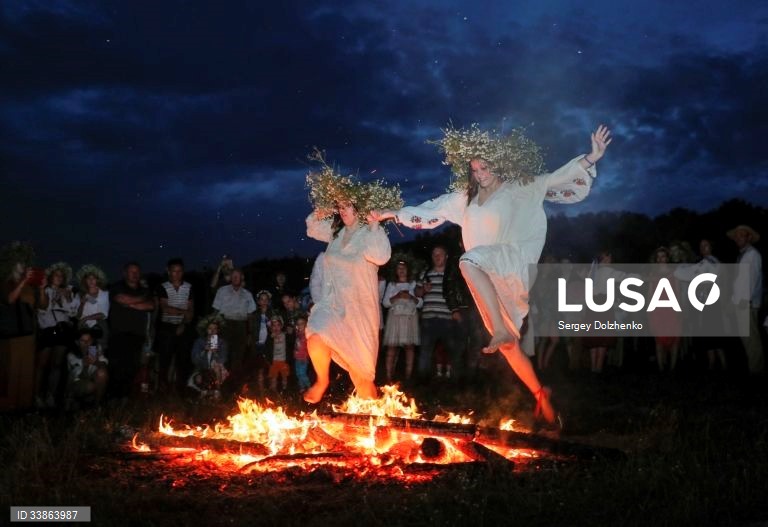 Feriado pagão Ivana Kupala na Ucrânia