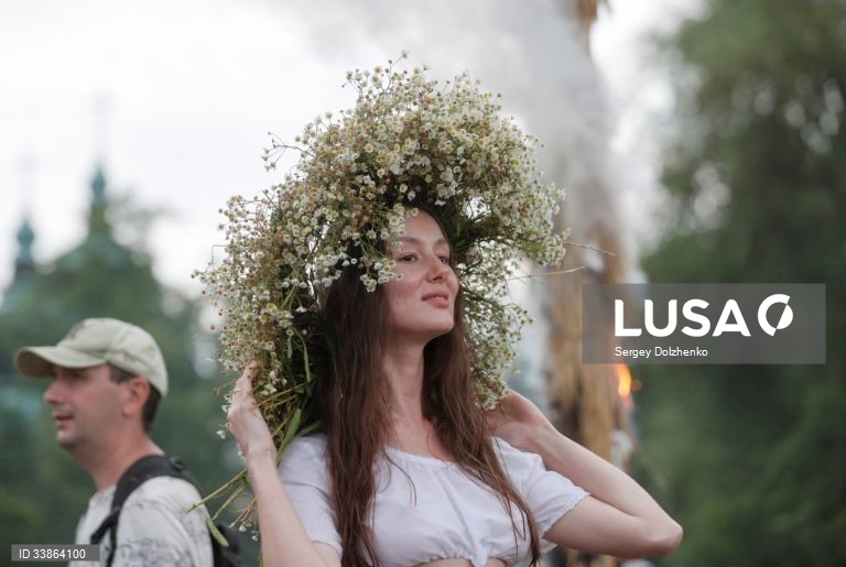 Feriado pagão Ivana Kupala na Ucrânia