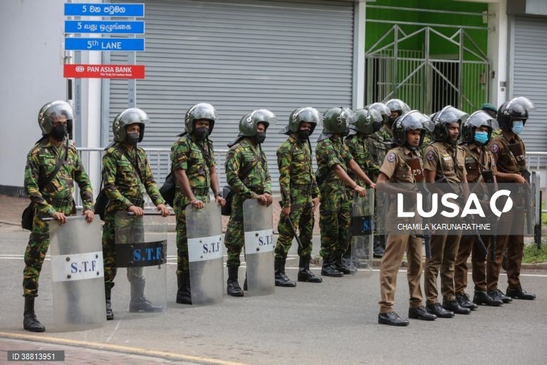 Sri Lanka: Protestos anti-governamentais 