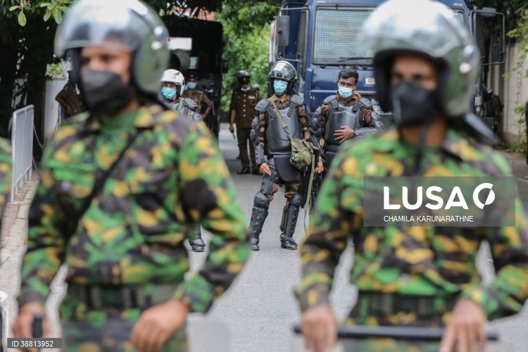 Sri Lanka: Protestos anti-governamentais 