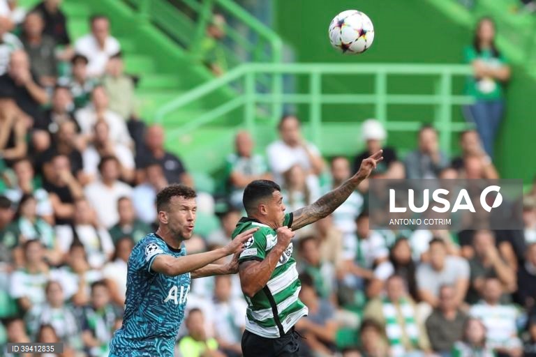 Sporting vence Tottenham, por 2-0, em jogo da Liga dos Campeões de futebol