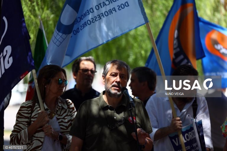 Protesto de professores do distrito de Beja
