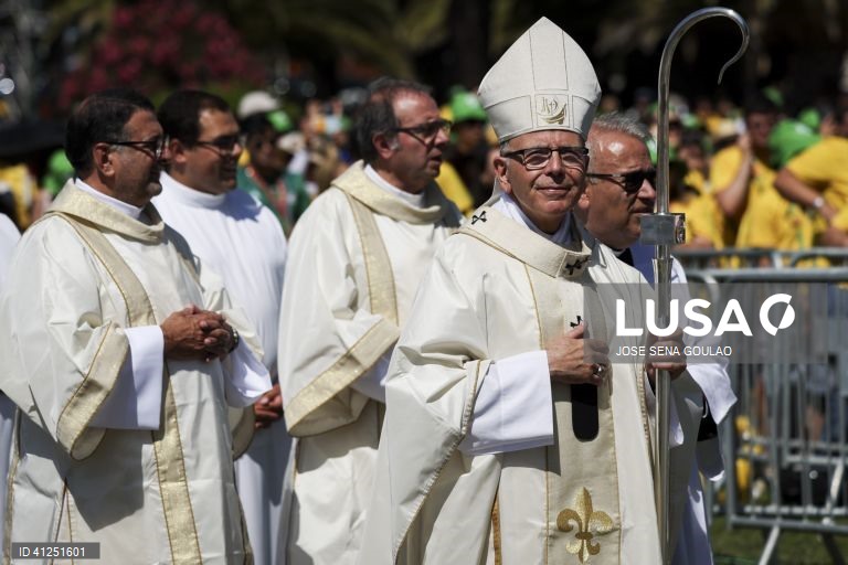 JMJ: Missa dos voluntários presidida pelo cardeal-patriarca de Lisboa, Manuel Clemente 