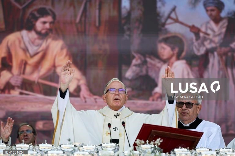 JMJ: Missa dos voluntários presidida pelo cardeal-patriarca de Lisboa, Manuel Clemente 
