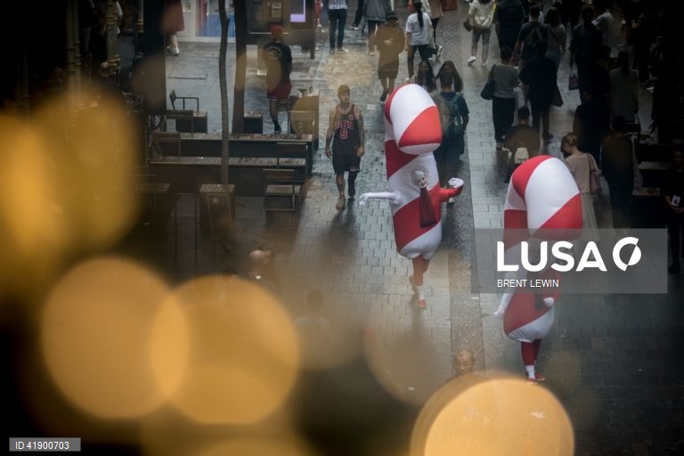 Sydney: Início das festividades de Natal