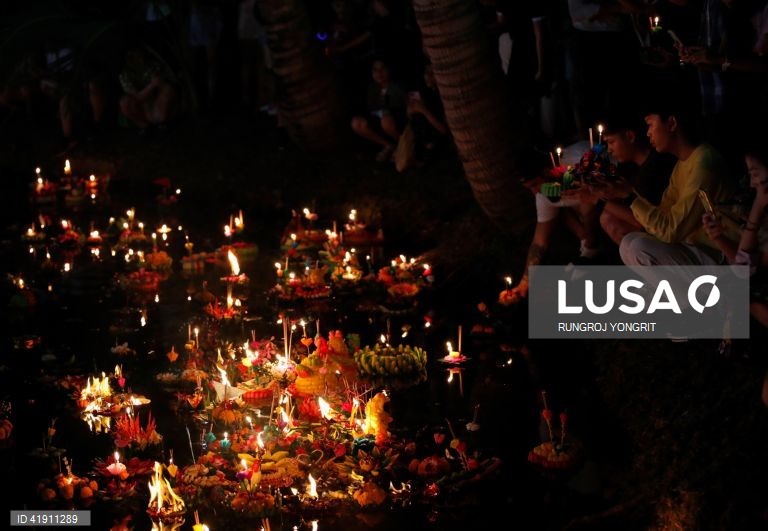 Tailândia: Festival Loy Krathong em Banguecoque