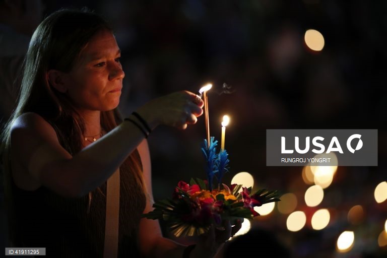 Tailândia: Festival Loy Krathong em Banguecoque