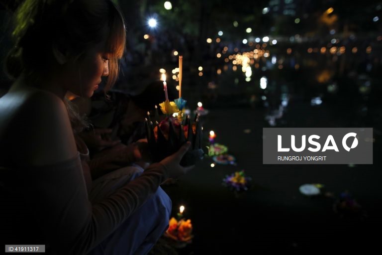 Tailândia: Festival Loy Krathong em Banguecoque