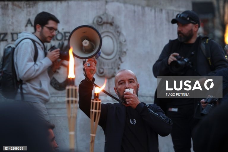 Lisboa: Manifestação contra imigração e "Contra a Islamização da Europa”.