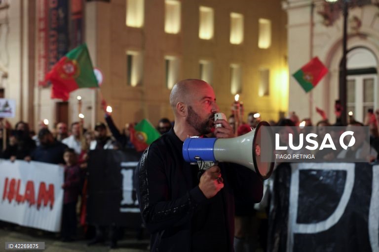 Lisboa: Manifestação contra imigração e "Contra a Islamização da Europa”.