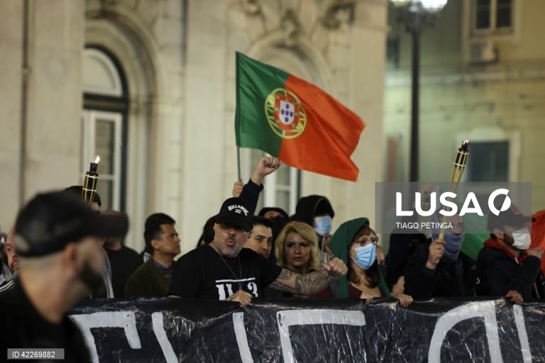 Lisboa: Manifestação contra imigração e "Contra a Islamização da Europa”.