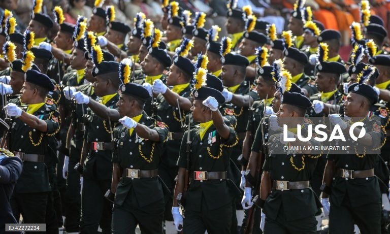 Sri Lanka: Desfile do 76º Dia da Independência 