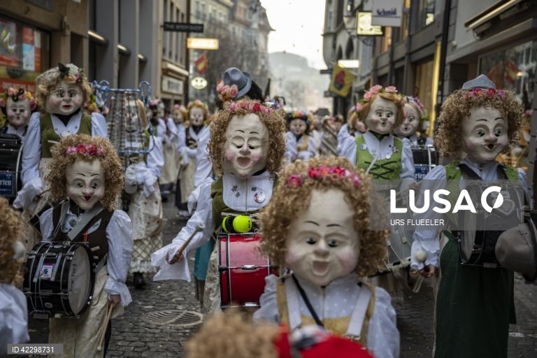 Início do carnaval em Lucerna